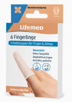 Lifemed vingercondoom, universele maat, transparant