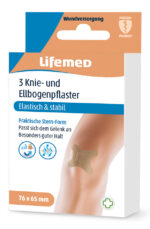Lifemed knie- en elleboogpleister 'Allround', beige
