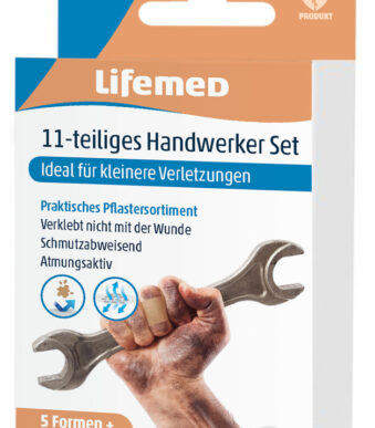 Lifemed pleisterset 'Handwerker', 11-delig
