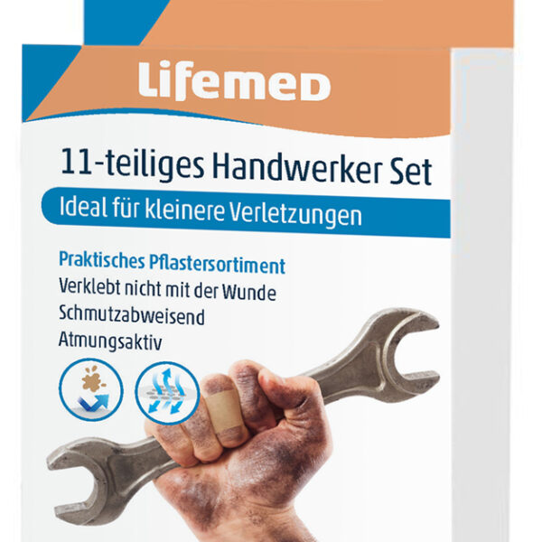 Lifemed pleisterset 'Handwerker', 11-delig