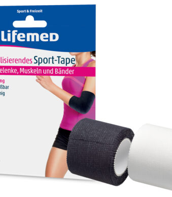 Lifemed stabiliserende sporttape, 38 mm x 3,0 m