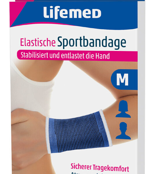 Lifemed sportbandage 'Handondersteuning', grootte: S