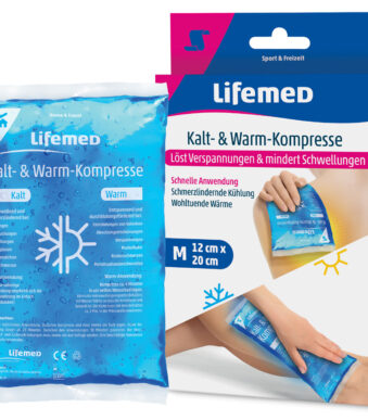 Lifemed koud-warm kompres, 140 x 130 mm, blauw