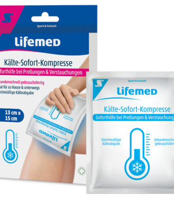 Lifemedinstant koude-kompres, 150 x 130 mm, wit