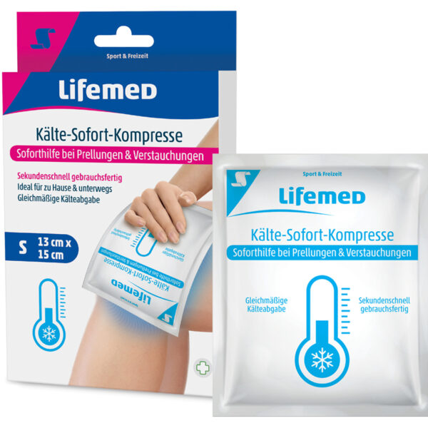 Lifemedinstant koude-kompres, 150 x 130 mm, wit