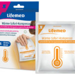 Lifemed instant warmte-kompres, 150 x 130 mm, wit
