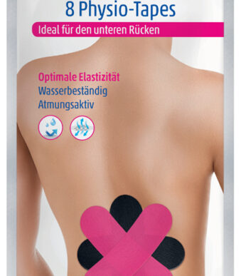Lifemed fysiotape 'onderrug', kleuren assorti