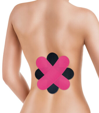 Lifemed fysiotape 'onderrug', kleuren assorti