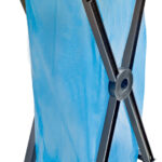 Peggy Perfect vuilniszakkenstandaard, met deksel, zwart/wit