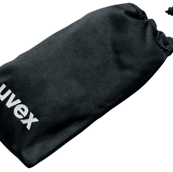uvex fleece-zak voor beugelbrillen, zwart