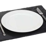 APS plateau van natuurleisteen, (B)450 x (D)300 mm, antraciet