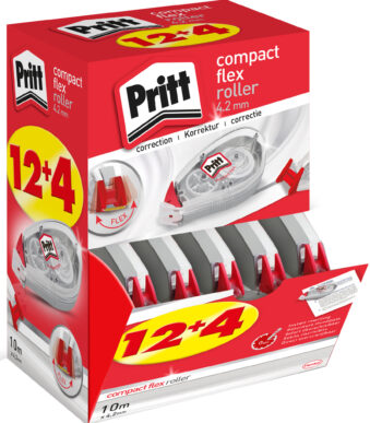 Pritt correctieroller Compact Flex, 16 in multi-pak