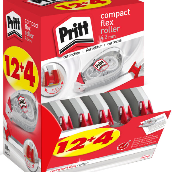 Pritt correctieroller Compact Flex, 16 in multi-pak