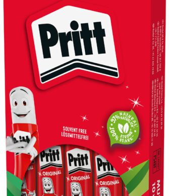 Pritt lijmstift 10 x 11 g in multi-pack, oplosmiddelvrij