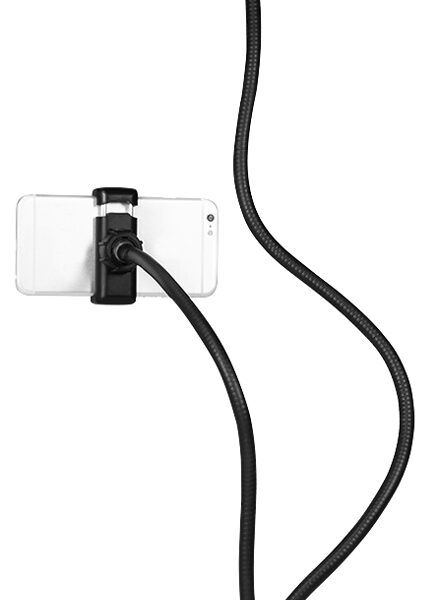 LogiLink Smartphone-houder met klem en ringlicht, 85 mm