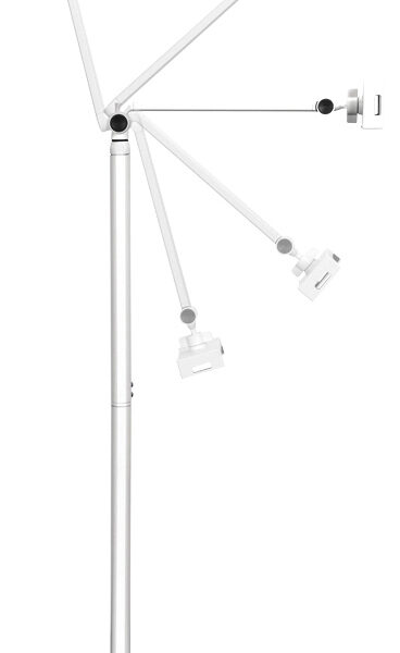 LogiLink standaard voor mobiele apparaten, aluminium/kunststof, wit