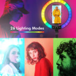 LogiLink Smartphone-ringlicht met Selfie-Stick-statief