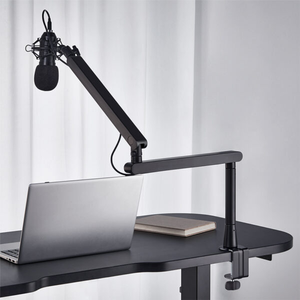 LogiLink professionele boom-microfoonarm, zwart