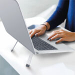 LogiLink tablet- en notebook-standaard, opvouwbaar, zilver