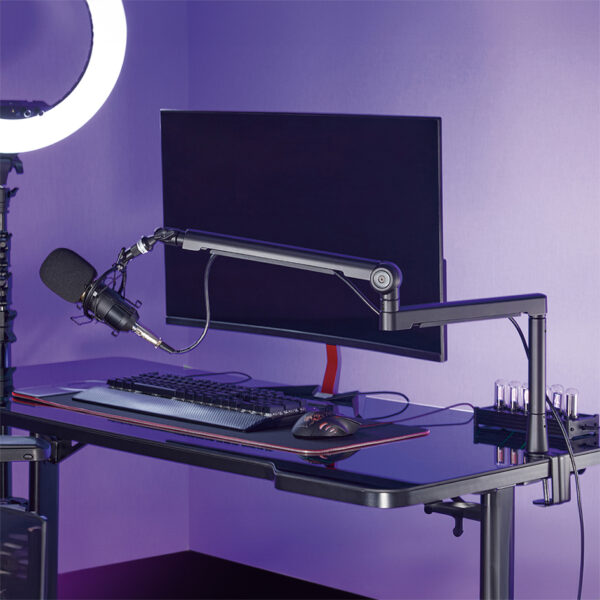 LogiLink professionele microfoonarm, zwart