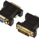 LogiLink adapter, DVI 24+5 polige stekker - 15 polige VGA koppeling