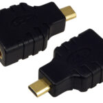 LogiLink adapter, HDMI koppeling - micro HDMI stekker, 19 polig