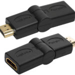 LogiLink Adapter, HDMI koppeling - HDMI stekker, 180 graden