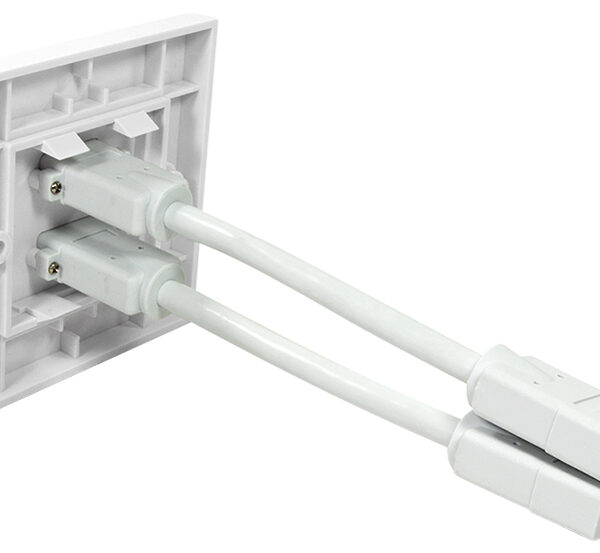 LogiLink aansluitdoos, 2 x HDMI, geschirmt, wit