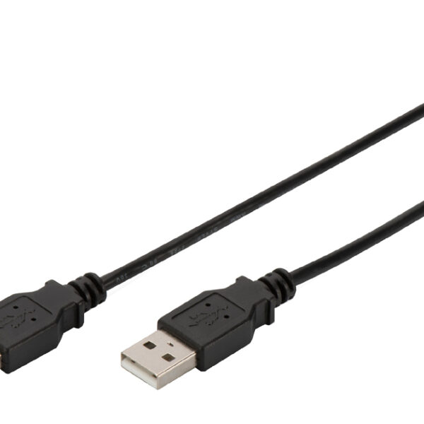 DIGITUS USB 2.0 aansluitkabel, USB-A - USB-A stekker, 1,0 m