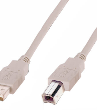 DIGITUS USB 2.0 aansluitkabel, USB-A - USB-B stekker, 1,8 m