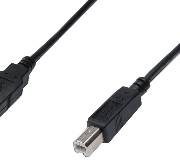 ASSMANN USB 2.0 aansluitkabel, USB-A - USB-B stekker, 1,8 m
