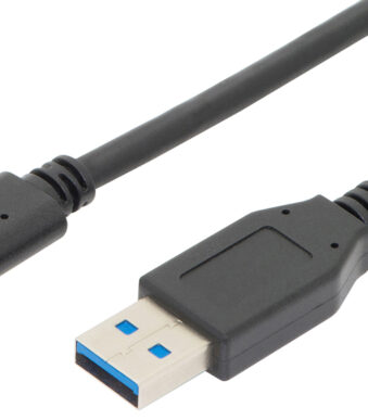DIGITUS USB 3.1 aansluitkabel, USB-C - USB-A stekker, 1,0 m