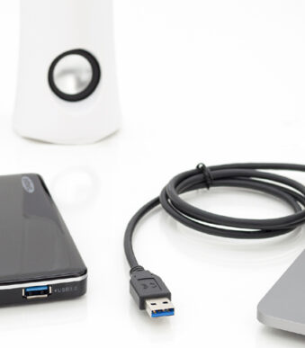 DIGITUS USB 3.1 aansluitkabel, USB-C - USB-A stekker, 1,0 m