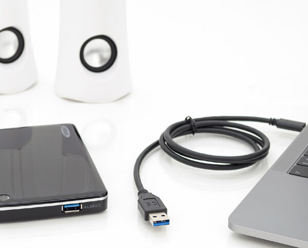 DIGITUS USB 3.1 aansluitkabel, USB-C - USB-A stekker, 1,0 m