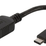 DIGITUS USB 2.0 adapterkabel, USB-C - USB-A, 0,15 m