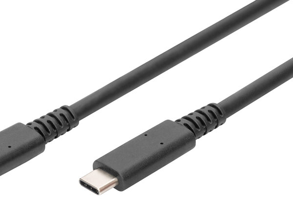 DIGITUS USB 4.0 aansluitkabel, USB-C - USB-C stekker, 0,8 m