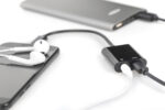DIGITUS USB verdelerkabel, USB-C + 3,5 mm plug, 0,2 m