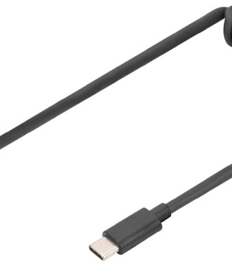 DIGITUS USB 2.0 spiraalkabel, USB-A - USB-C stekker, 1,0 m