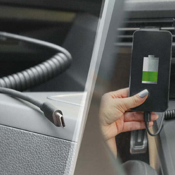 DIGITUS USB 2.0 spiraalkabel, USB-C - USB-C stekker, 1,0 m