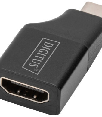 DIGITUS 4K USB-adapter, USB-C stekker - HDMI A/B koppeling