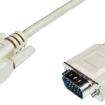 DIGITUS VGA-monitor-aansluitkabel, HD 15, beige, 1,8 m