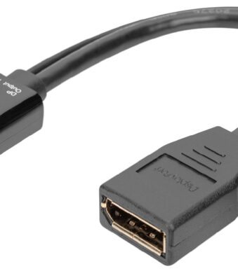 DIGITUS 4K HDMI adapter - HDMI op DisplayPort, 0,2 m