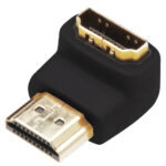 DIGITUS HDMI knik-adapter, 90 graden schuin, HDMI-A