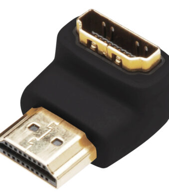 DIGITUS HDMI knik-adapter, 90 graden schuin, HDMI-A