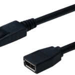 DIGITUS displayPort 1.2 verlengkabel, 2,0 m, zwart