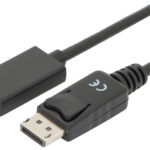DIGITUS displayPort 1.2 adapterkabel, DP - HDMI-A, 2,0 m