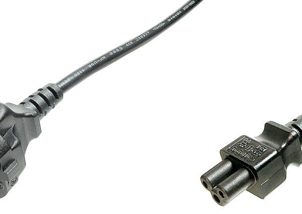 DIGITUS randaarde-stroomkabel - klaverblad, 0,75 m