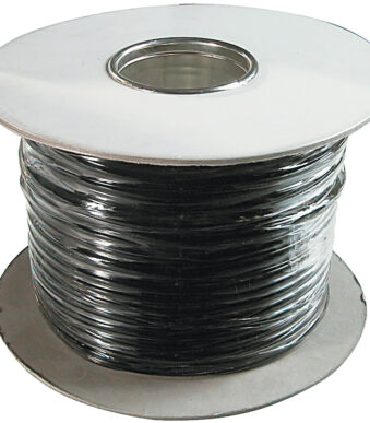 DIGITUS telefoonkabel, 100 m, 6-aderig, plat, zwart