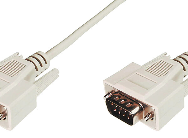 DIGITUS 9-polig Sub-D kabel, stekker - stekker, 2,0 m