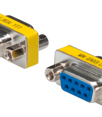 DIGITUS Mini Gender-Changer, 9 polig Sub-D, koppeling